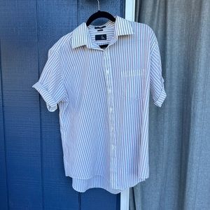 Vintage Ketch Short Sleeve Button Up Shirt - Large